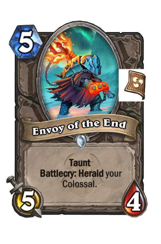 Envoy of the End Hearthstone kártya