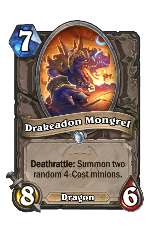 Drakeadon Mongrel Hearthstone kártya