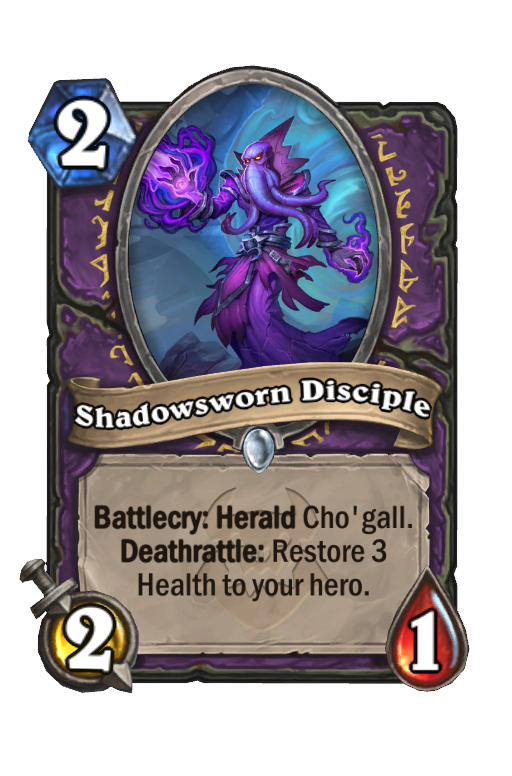 Shadowsworn Disciple Hearthstone kártya