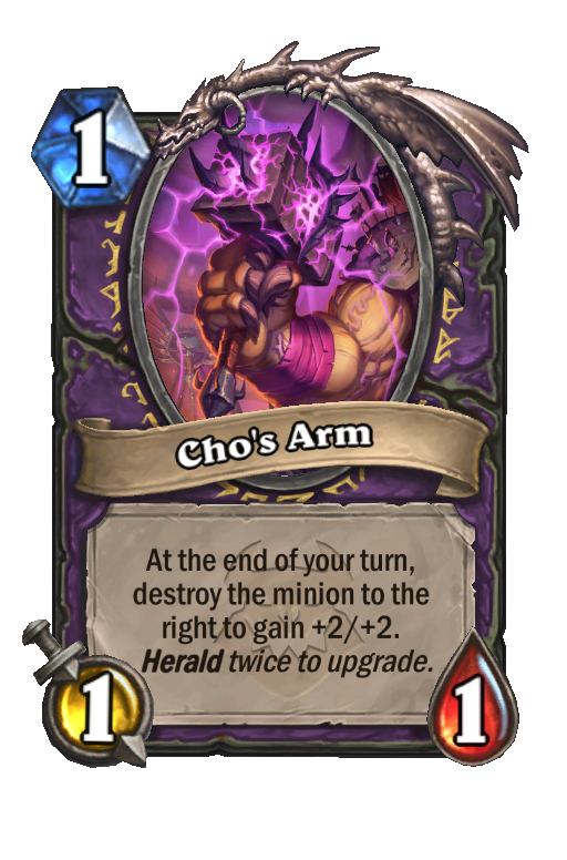 Cho's Arm Hearthstone kártya