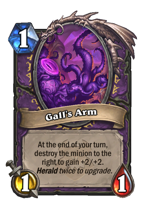 Gall's Arm Hearthstone kártya