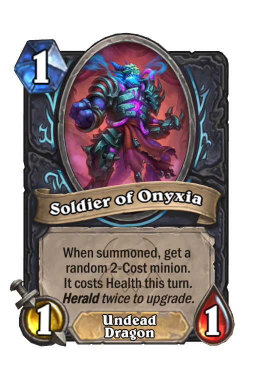 Soldier of Onyxia Hearthstone kártya