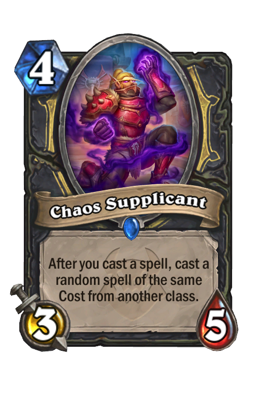 Chaos Supplicant Hearthstone kártya