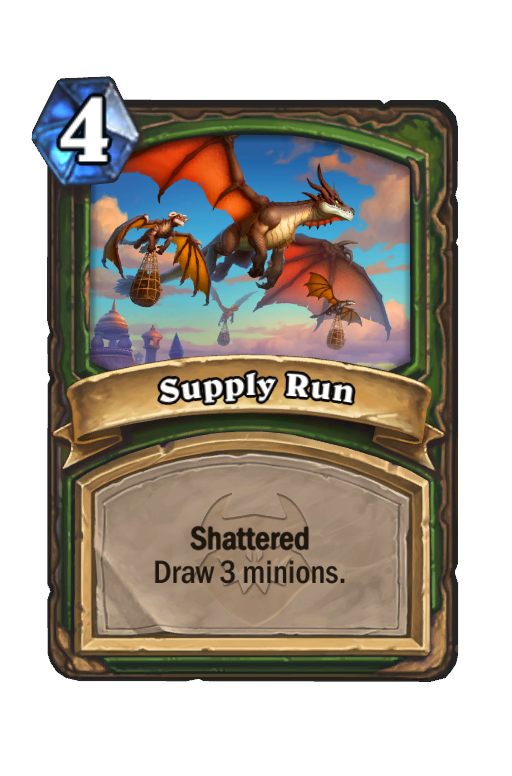 Supply Run Hearthstone kártya