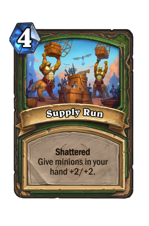 Supply Run Hearthstone kártya