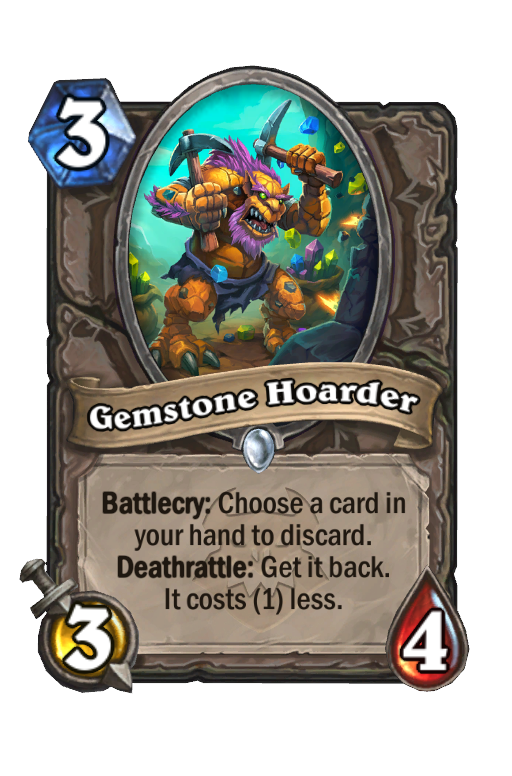 Gemstone Hoarder Hearthstone kártya