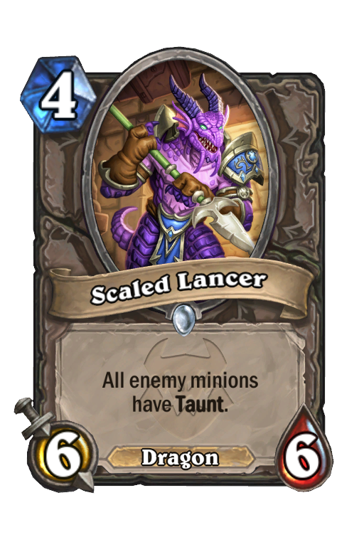 Scaled Lancer Hearthstone kártya