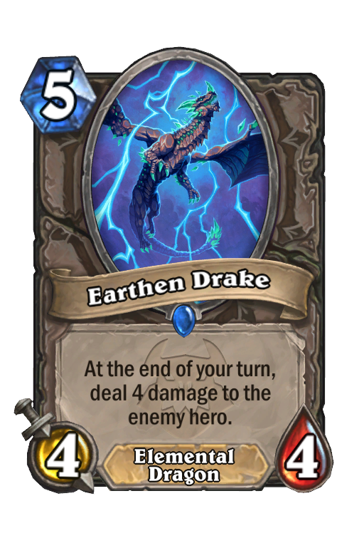 Earthen Drake Hearthstone kártya