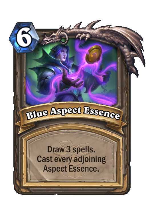 Blue Aspect Essence Hearthstone kártya