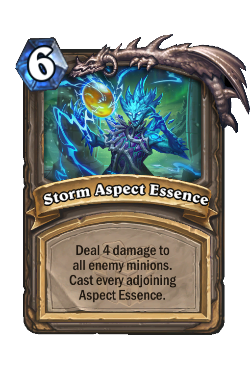 Storm Aspect Essence Hearthstone kártya