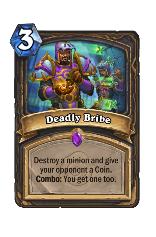 Deadly Bribe Hearthstone kártya