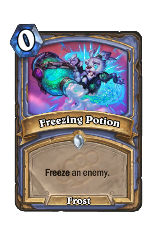 Freezing Potion Hearthstone kártya