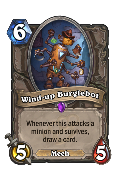 Wind-up Burglebot Hearthstone kártya