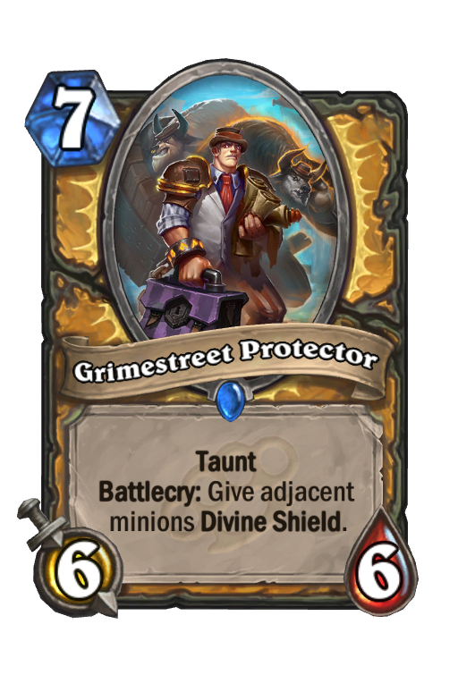 Grimestreet Protector Hearthstone kártya