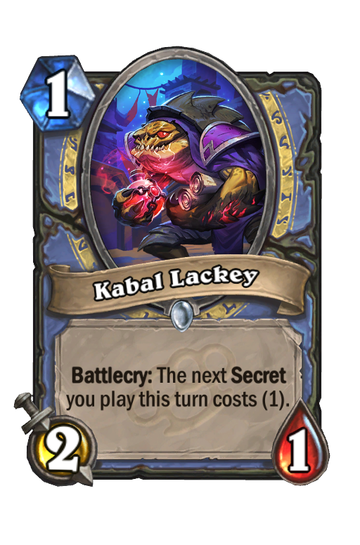 Kabal Lackey Hearthstone kártya