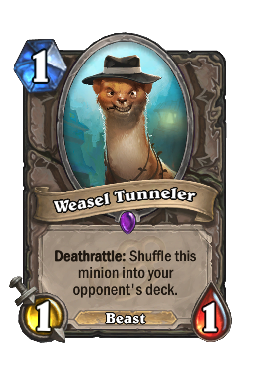 Weasel Tunneler Hearthstone kártya