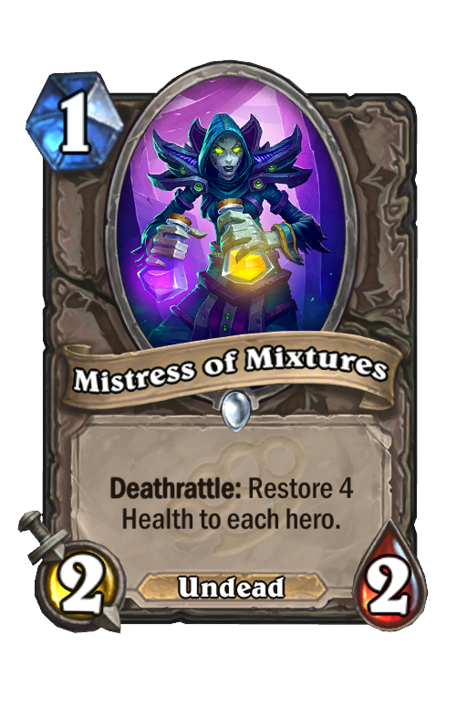 Mistress of Mixtures Hearthstone kártya