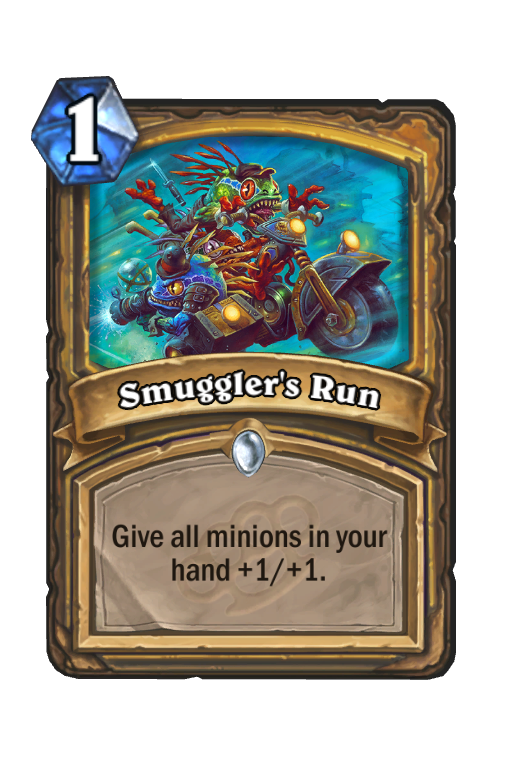 Smuggler's Run Hearthstone kártya