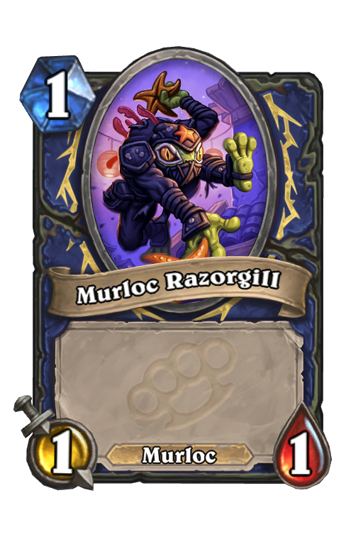 Murloc Razorgill Hearthstone kártya