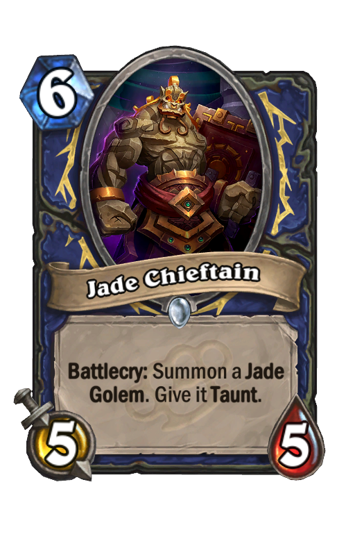 Jade Chieftain Hearthstone kártya