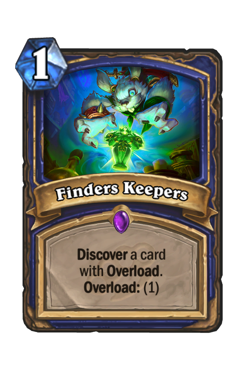 Finders Keepers Hearthstone kártya