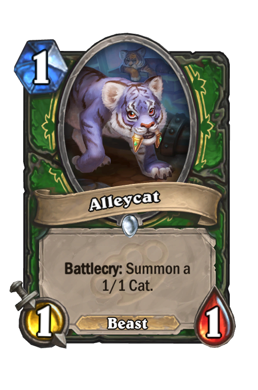 Alleycat Hearthstone kártya