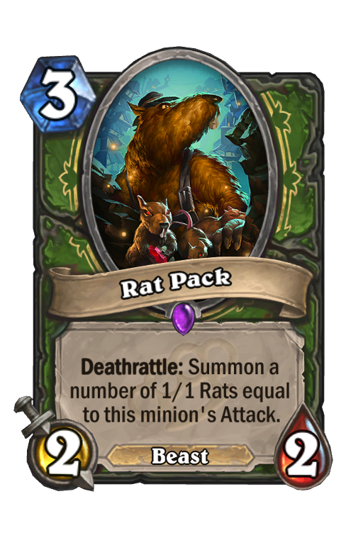 Rat Pack Hearthstone kártya
