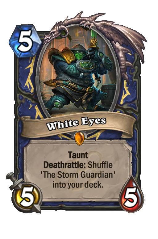White Eyes Hearthstone kártya