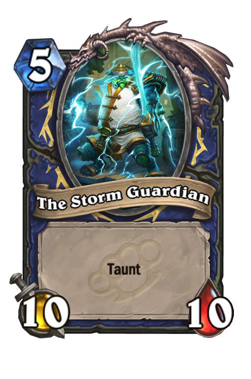 The Storm Guardian Hearthstone kártya