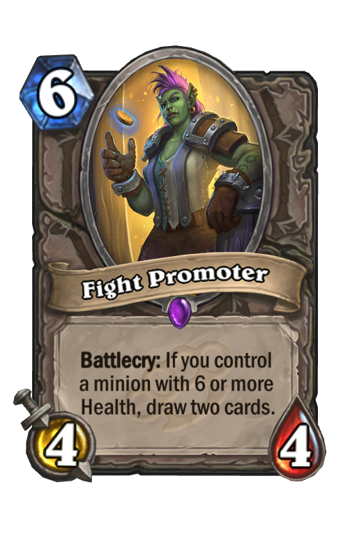 Fight Promoter Hearthstone kártya
