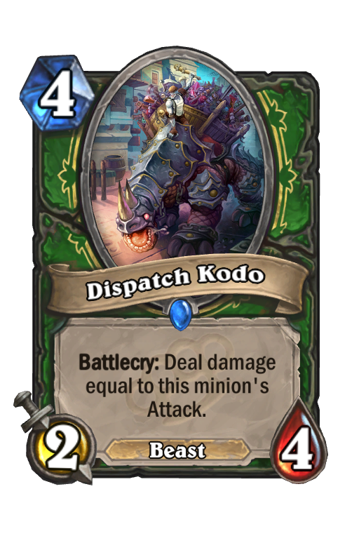 Dispatch Kodo Hearthstone kártya