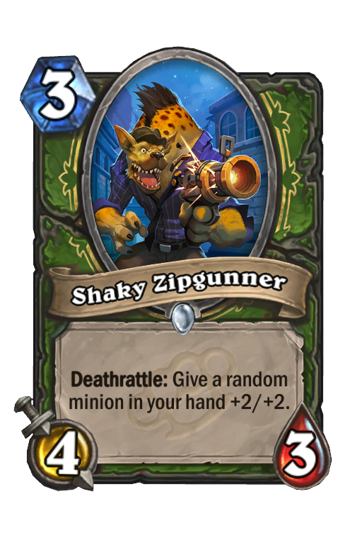 Shaky Zipgunner Hearthstone kártya