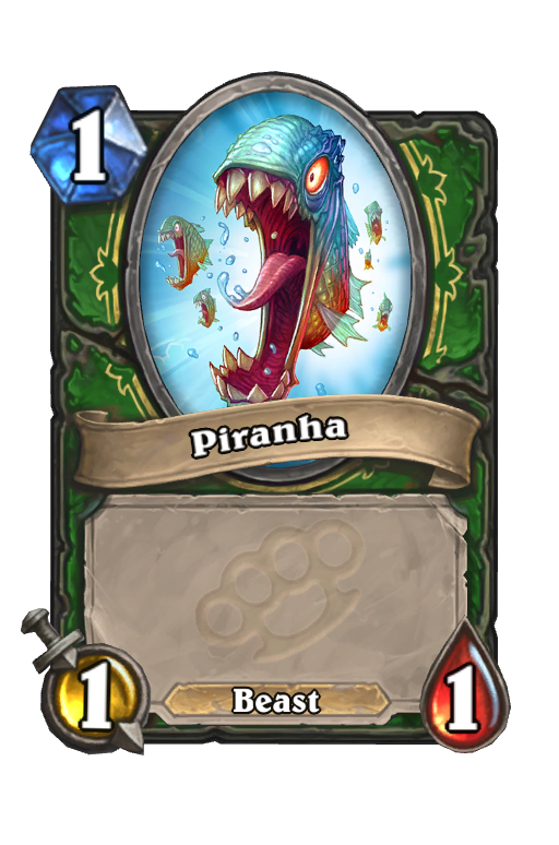 Piranha Hearthstone kártya