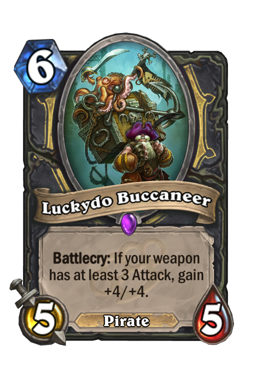 Luckydo Buccaneer Hearthstone kártya