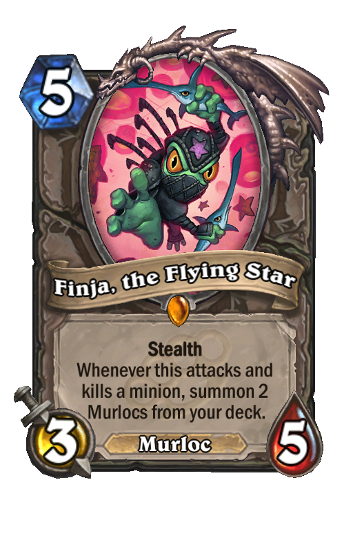 Finja, the Flying Star Hearthstone kártya