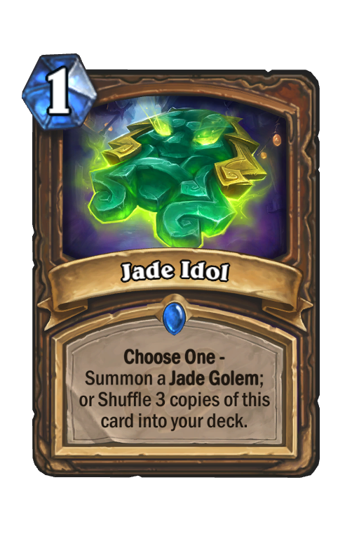 Jade Idol Hearthstone kártya