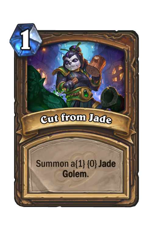 Jade Idol Hearthstone kártya