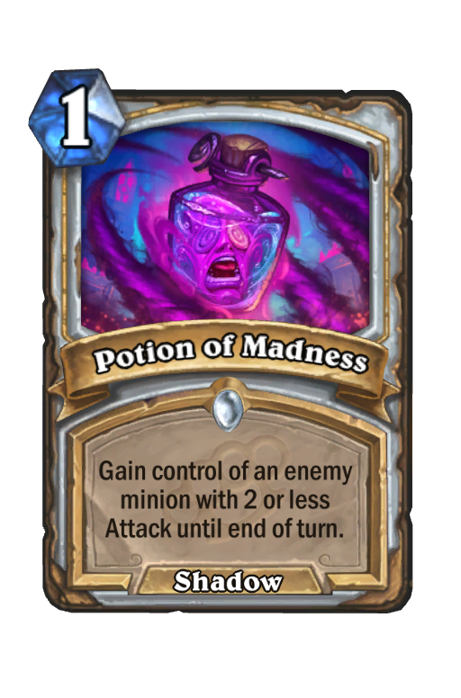 Potion of Madness Hearthstone kártya
