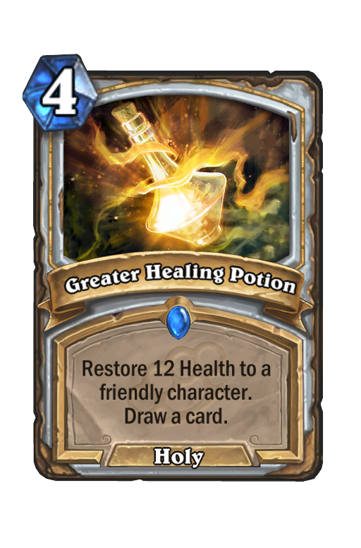 Greater Healing Potion Hearthstone kártya