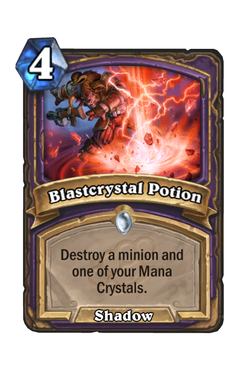Blastcrystal Potion Hearthstone kártya