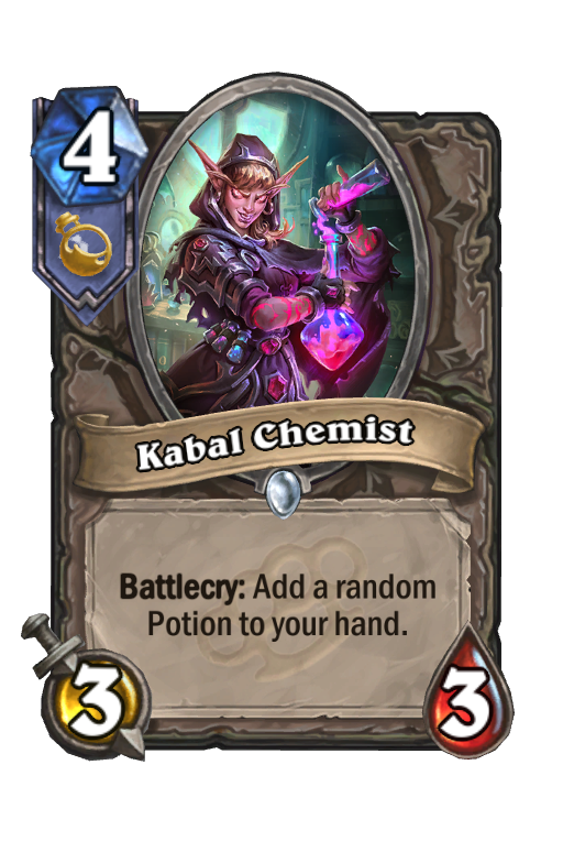 Kabal Chemist Hearthstone kártya