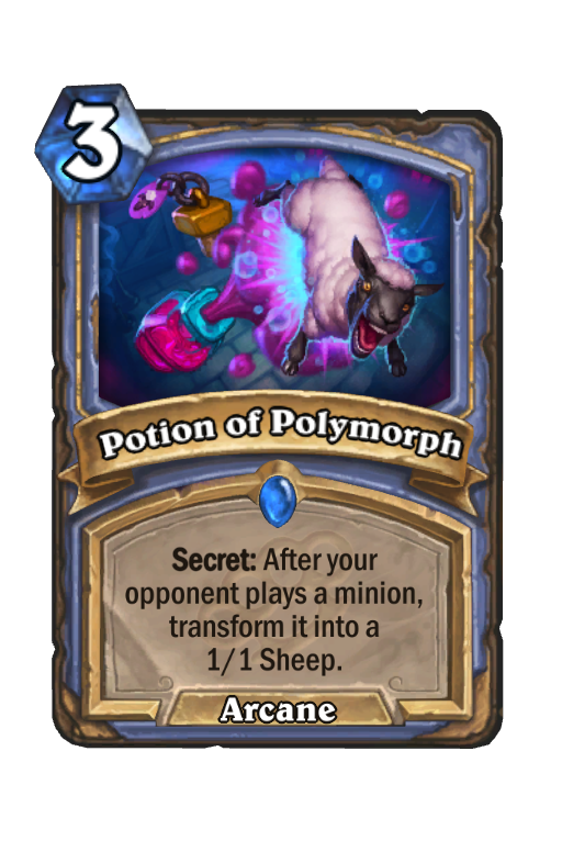 Potion of Polymorph Hearthstone kártya
