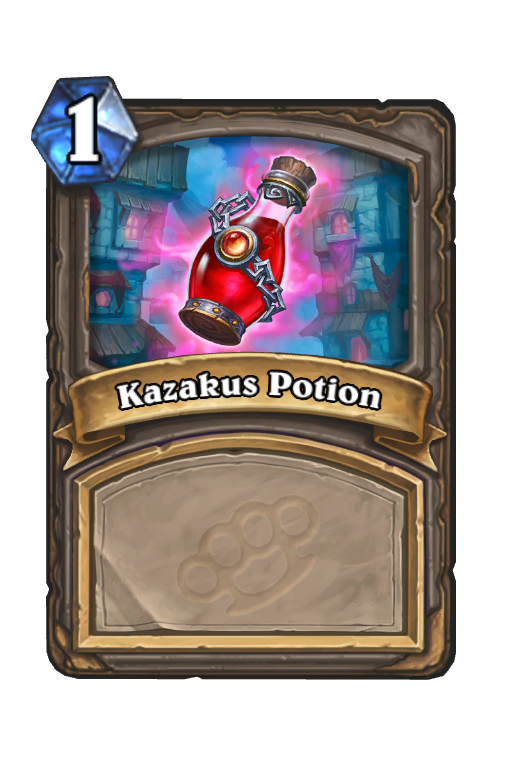 Kazakus Potion Hearthstone kártya