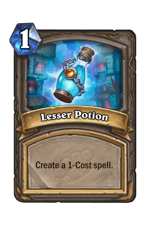 Lesser Potion Hearthstone kártya