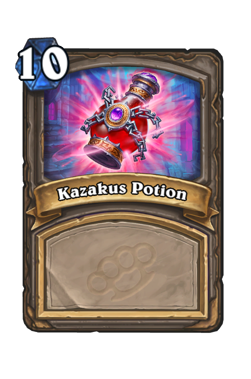 Kazakus Potion Hearthstone kártya