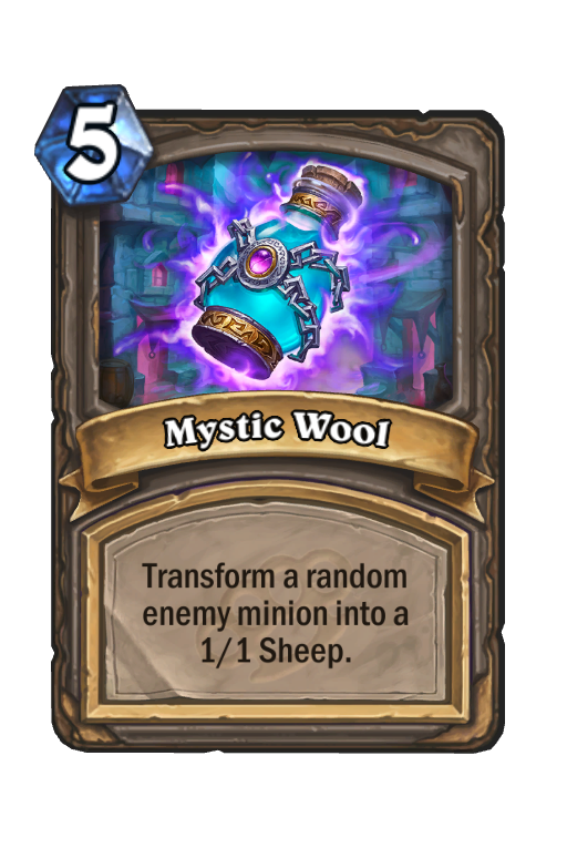 Mystic Wool Hearthstone kártya