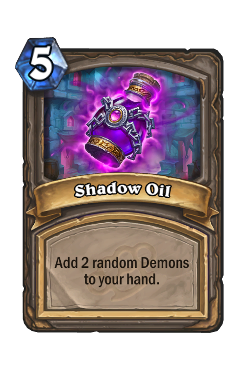 Shadow Oil Hearthstone kártya