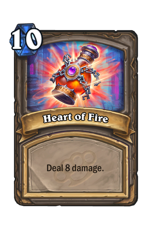 Heart of Fire Hearthstone kártya