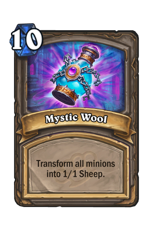 Mystic Wool Hearthstone kártya