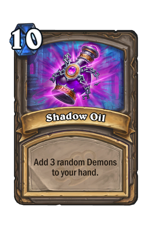 Shadow Oil Hearthstone kártya